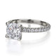 Michael M Pavé Round Engagement Ring