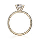 Michael M Pave Round Engagement Ring
