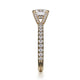 Michael M Pave Round Engagement Ring