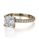 Michael M Pave Round Engagement Ring