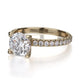 Michael M Pavé Round Engagement Ring