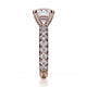 Michael M Pave Round Engagement Ring
