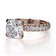 Michael M Pave Round Engagement Ring