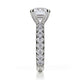 Michael M Pave Round Engagement Ring