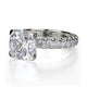 Michael M Pave Round Engagement Ring