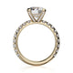 Michael M Pave Round Engagement Ring