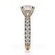 Michael M Pave Round Engagement Ring
