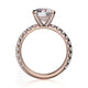 Michael M Pave Round Engagement Ring