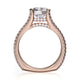 Michael M Prong Round Engagement Ring