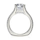 Michael M Prong Round Engagement Ring