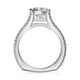 Michael M Prong Round Engagement Ring