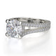 Michael M Prong Round Engagement Ring