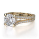 Michael M Prong Round Engagement Ring