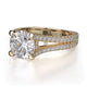 Michael M Prong Round Engagement Ring
