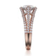 Michael M Prong Round Engagement Ring