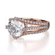 Michael M Prong Round Engagement Ring
