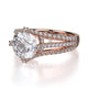 Michael M Prong Round Engagement Ring