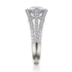 Michael M Prong Round Engagement Ring