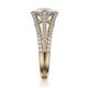 Michael M Prong Round Engagement Ring