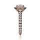 Michael M Center Stone Prong Round Engagement Ring