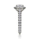 Michael M Center Stone Prong Round Engagement Ring