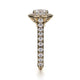 Michael M Center Stone Prong Round Engagement Ring