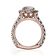 Michael M Center Stone Prong Round Engagement Ring