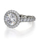 Michael M Center Stone Prong Round Engagement Ring