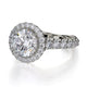 Michael M Center Stone Prong Round Engagement Ring