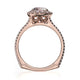 Michael M Center Stone Prong Round Engagement Ring