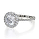 Michael M Center Stone Prong Round Engagement Ring