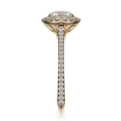 Michael M Center Stone Prong Round Engagement Ring