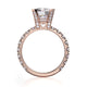 Michael M Prong Round Engagement Ring