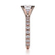 Michael M Prong Round Engagement Ring