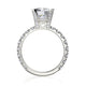 Michael M Prong Round Engagement Ring