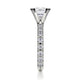 Michael M Prong Round Engagement Ring