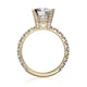 Michael M Prong Round Engagement Ring