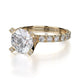 Michael M Prong Round Engagement Ring