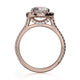Michael M Center Stone Prong Round Engagement Ring