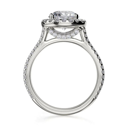 Michael M Center Stone Prong Round Engagement Ring