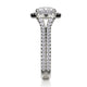 Michael M Center Stone Prong Round Engagement Ring