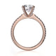 Michael M Pavé Round Engagement Ring