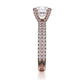 Michael M Pave Round Engagement Ring