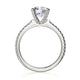 Michael M Pavé Round Engagement Ring