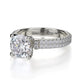 Michael M Pavé Round Engagement Ring