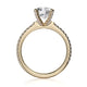 Michael M Pavé Round Engagement Ring