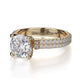 Michael M Pavé Round Engagement Ring