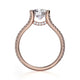 Michael M Prong Round Engagement Ring