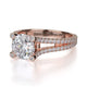 Michael M Prong Round Engagement Ring