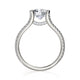 Michael M Prong Round Engagement Ring